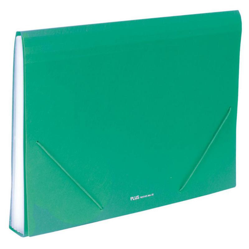 Carpeta Clasificadora Plus Office A4 Verde Opaco