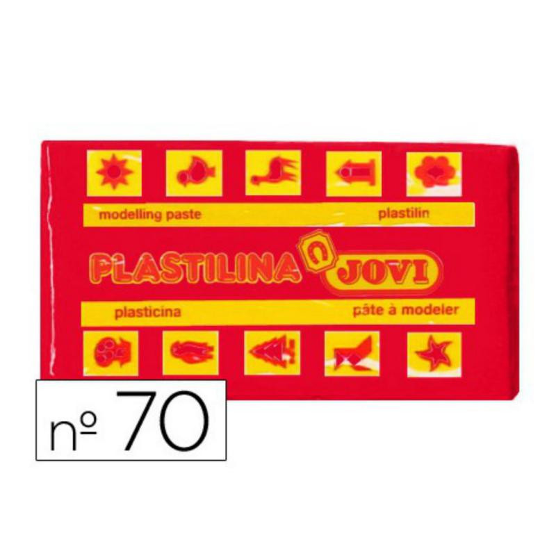 Plastilina Jovi 50g. Rojo