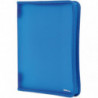 Carpeta Plus Office con Cremallera A4 Azul