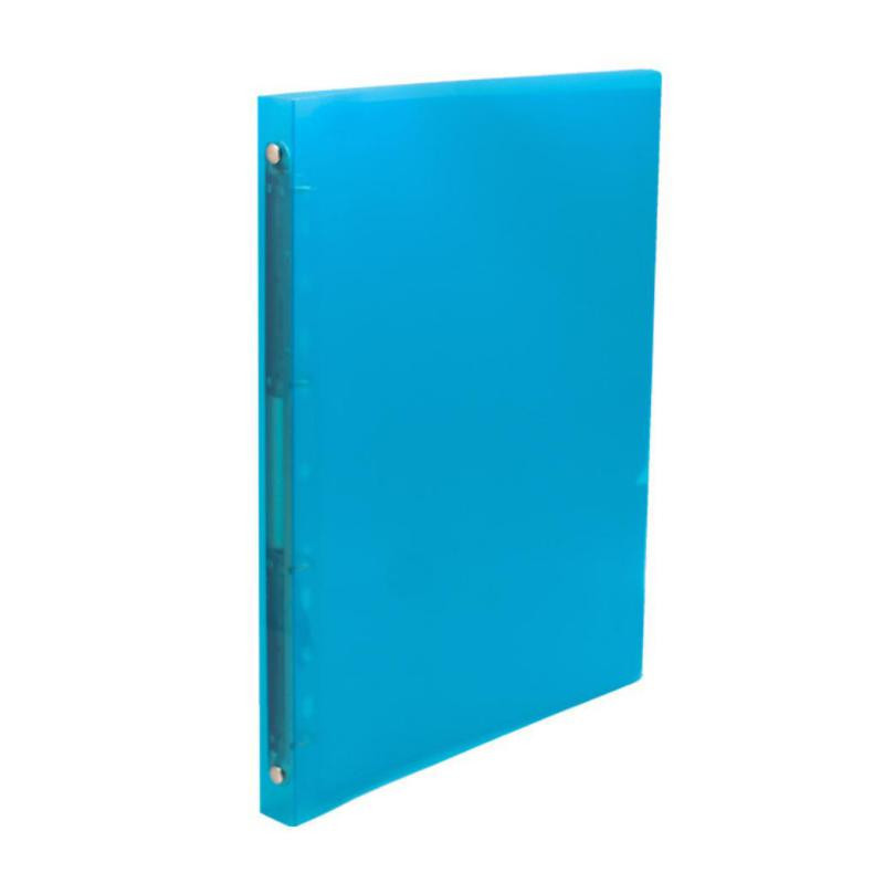 Carpeta Flexible Plus Office A4 4 Anillas 16mm Azul