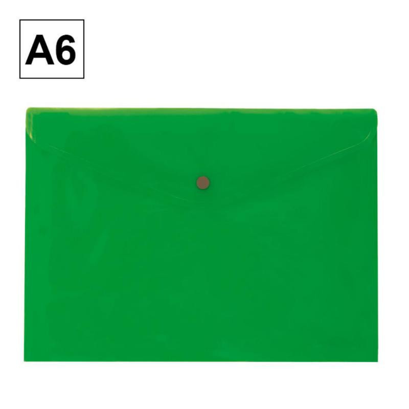 Sobre 2016 Plus Office A6 PP Apaisado Broche Verde