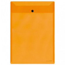 Sobre Plus Office PP A4+ Naranja Broche Natural