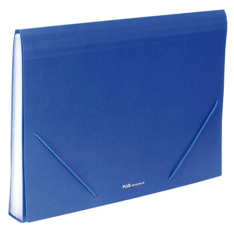 Carpeta Clasificadora Plus Office A4 Azul Opaco