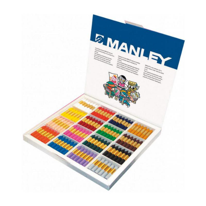 Ceras Blandas Manley 16 Colores x 12 ud.