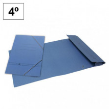 Carpeta con Gomas Karman 4Âº con Bolsa Azul