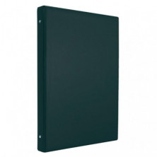 Carpeta Pvc Folio Iberplas 4 Anillas 25 mm Negro