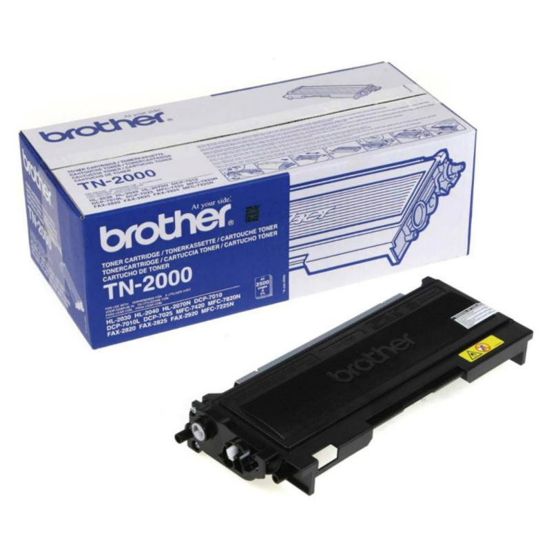 TÃ³ner LÃ¡ser Brother TN2000 Negro