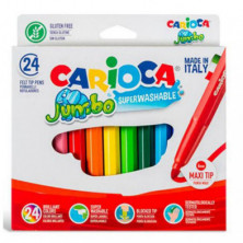 Rotuladores Carioca Jumbo 24 Colores