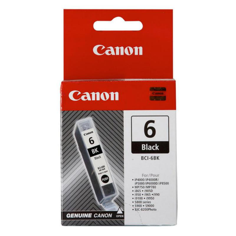 Cartucho de Tinta Canon BCI-6BK 4705A002 Negro