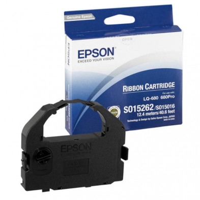 Cinta de ImpresiÃ³n Epson S015262 Negro