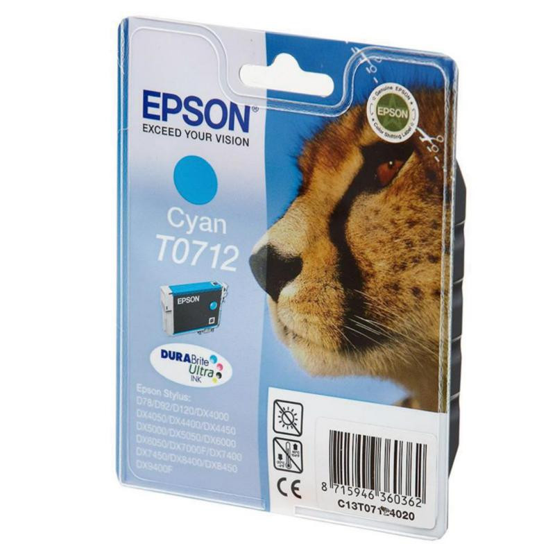 Cartucho de Tinta Epson T0712 Cian