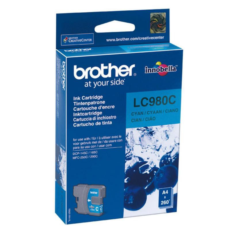 Cartucho de Tinta Brother LC980C Cian