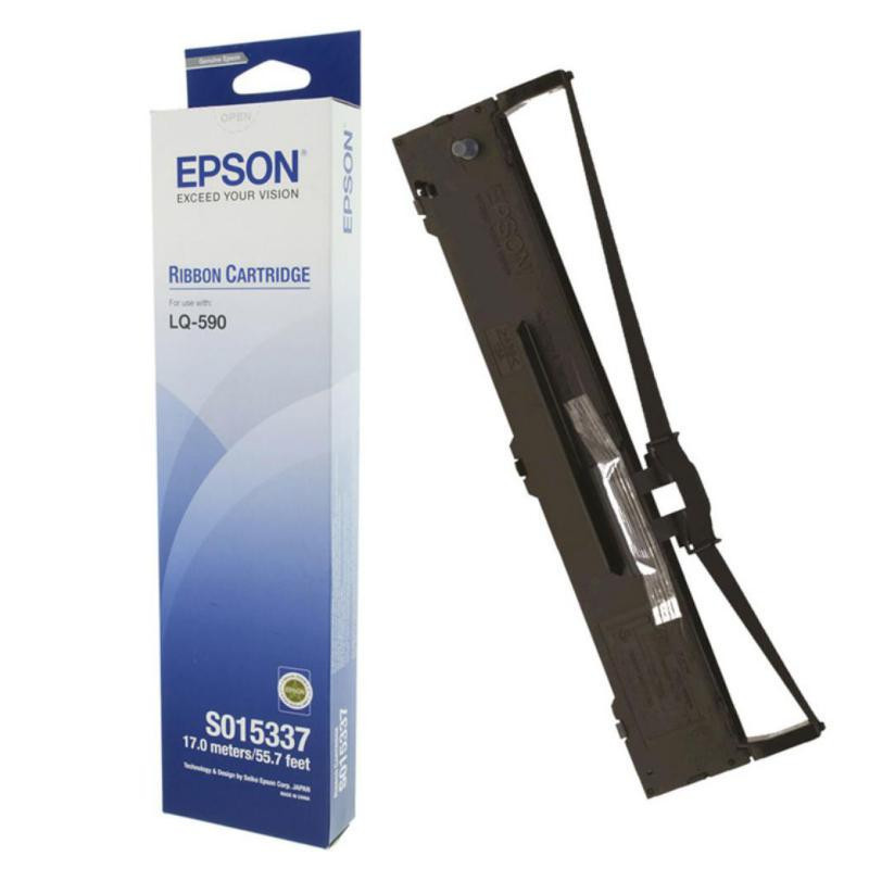 Cinta de ImpresiÃ³n Epson S015337 Negro