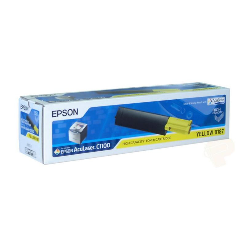 TÃ³ner LÃ¡ser Epson S050187 Amarillo