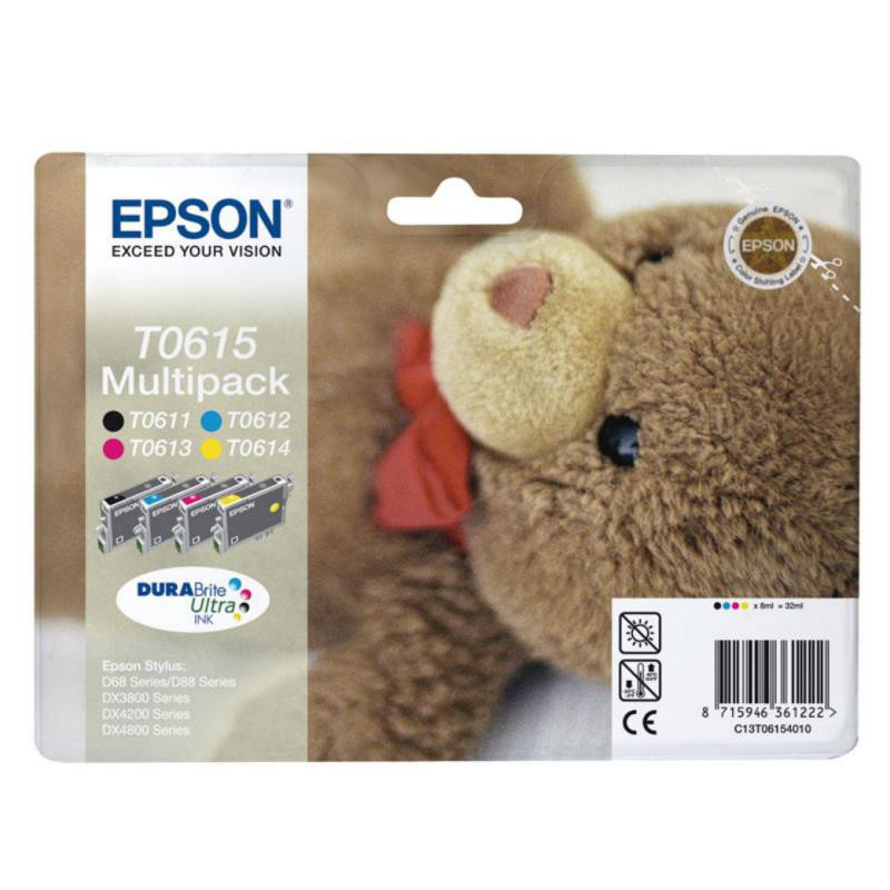 Cartucho de Tinta Epson T0615 Negro y Color4/u