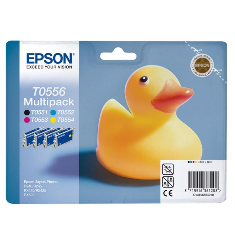 Cartucho de Tinta Epson T0556 Negro y Color4/u