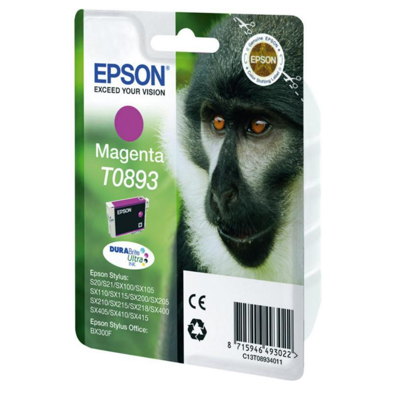 Cartucho de Tinta Epson T0893 Magenta