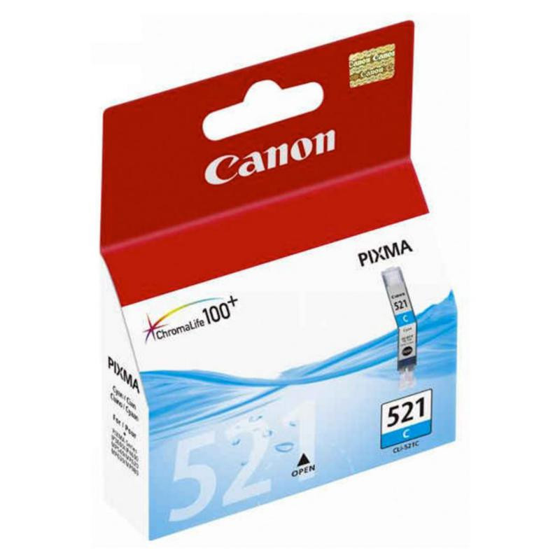 Cartucho de Tinta Canon CLI-521C 2934B001 Cian