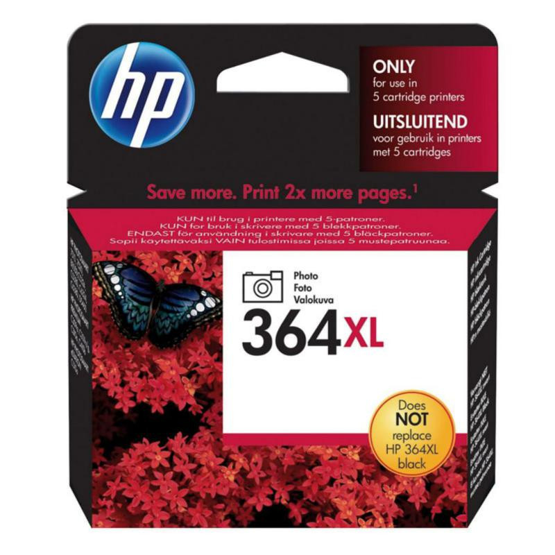 Cartucho de Tinta HP 364 XL CB322EE Negro Photo