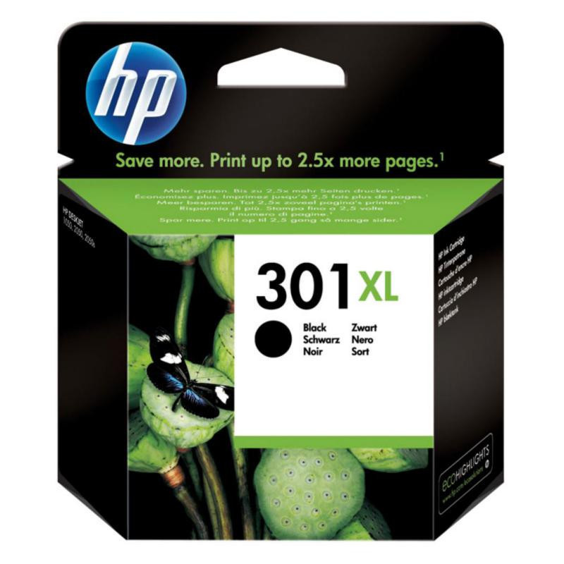 Cartucho de Tinta HP 301 XL CH563EE Negro