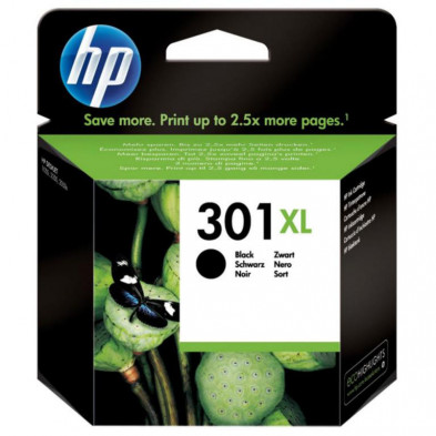 Cartucho de Tinta HP 301 XL CH563EE Negro