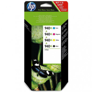 Cartucho de Tinta HP 940 XL C2N93AE Negro y Color 4/u