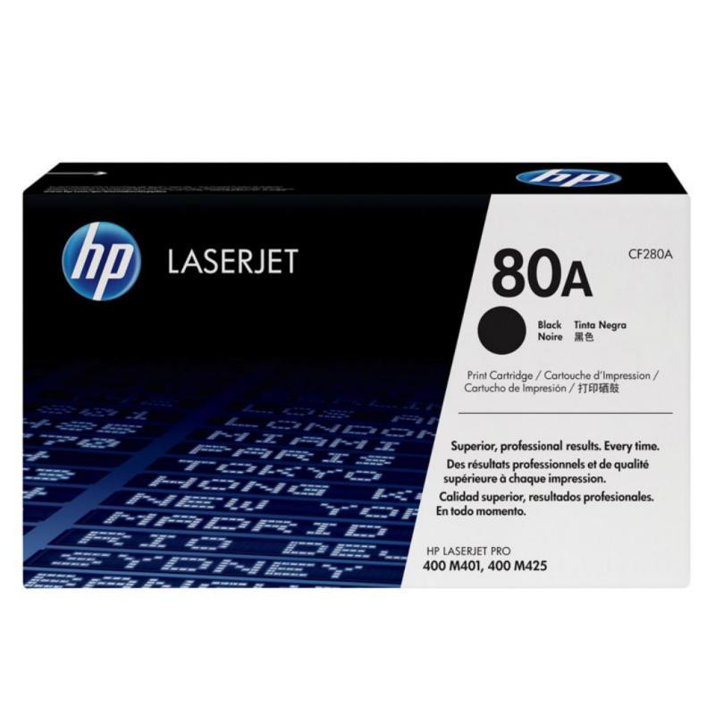 TÃ³ner LÃ¡ser HP 80A CF280A Negro