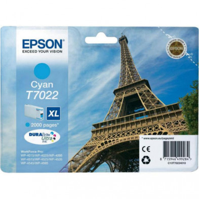 Cartucho de Tinta Epson T7022 Cian