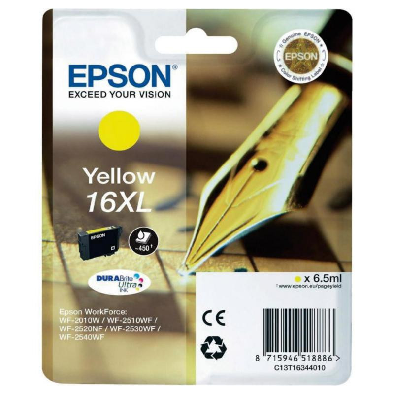 Cartucho de Tinta Epson T1634 Amarillo