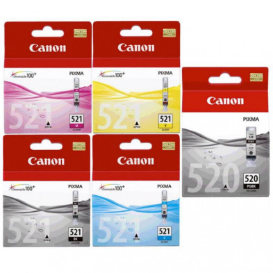 Cartucho de Tinta Canon 520/521 Color 4/u