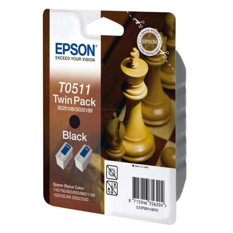 Cartucho de Tinta Epson T511 Negro