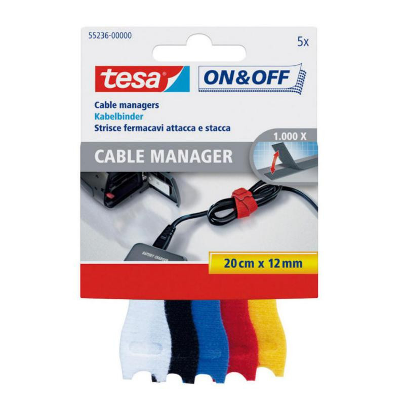 Organizador de Cables Tesa Tiras AutosujeciÃ³n