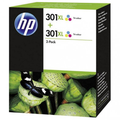 Cartucho de Tinta HP 301 XL D8J46AE Color 2/u