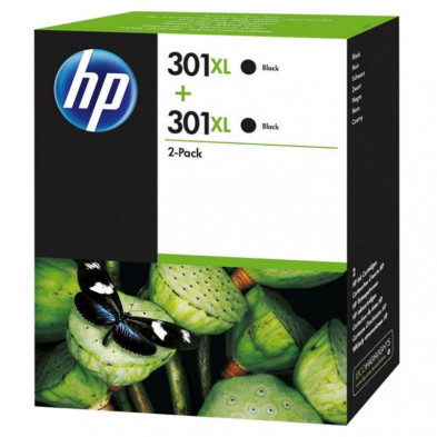 Cartucho de Tinta HP 301 XL D8J45AE Negro 2/u