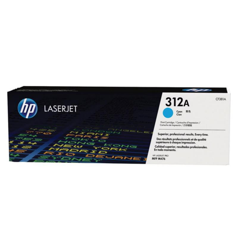 TÃ³ner LÃ¡ser HP 312A CF381A Cian