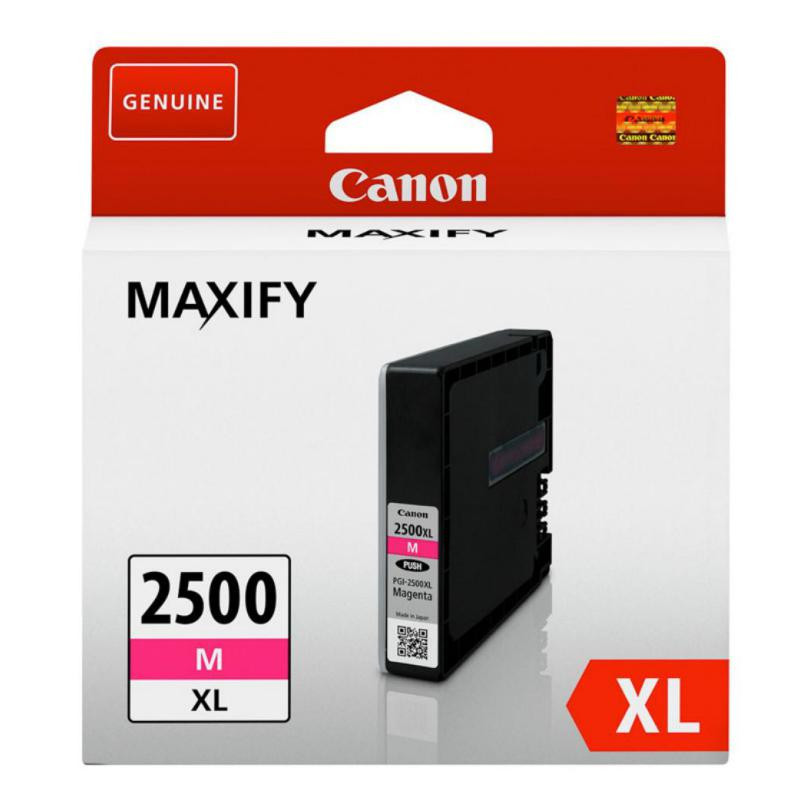 Cartucho de Tinta Canon PGI2500 XL 9266B001 Magenta