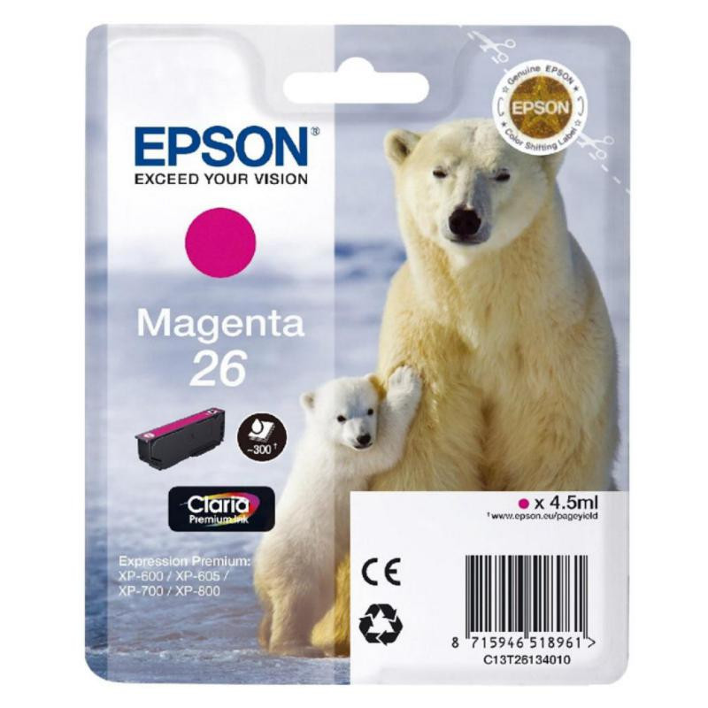 Cartucho de Tinta Epson T13C26134012 Magenta