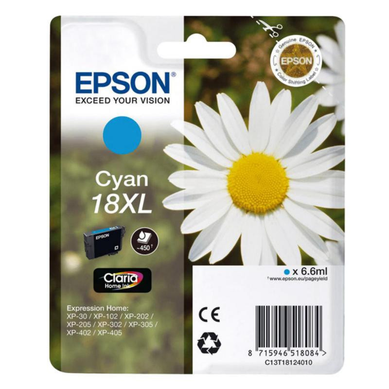 Cartucho de Tinta Epson T1812 Cian