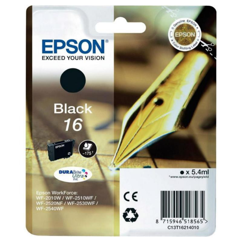 Cartucho de Tinta Epson C13T16214010 Negro