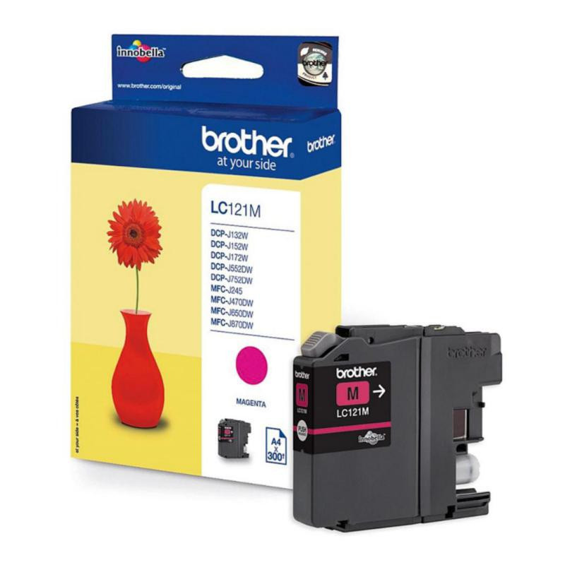 Cartucho de Tinta Brother LC121M Magenta