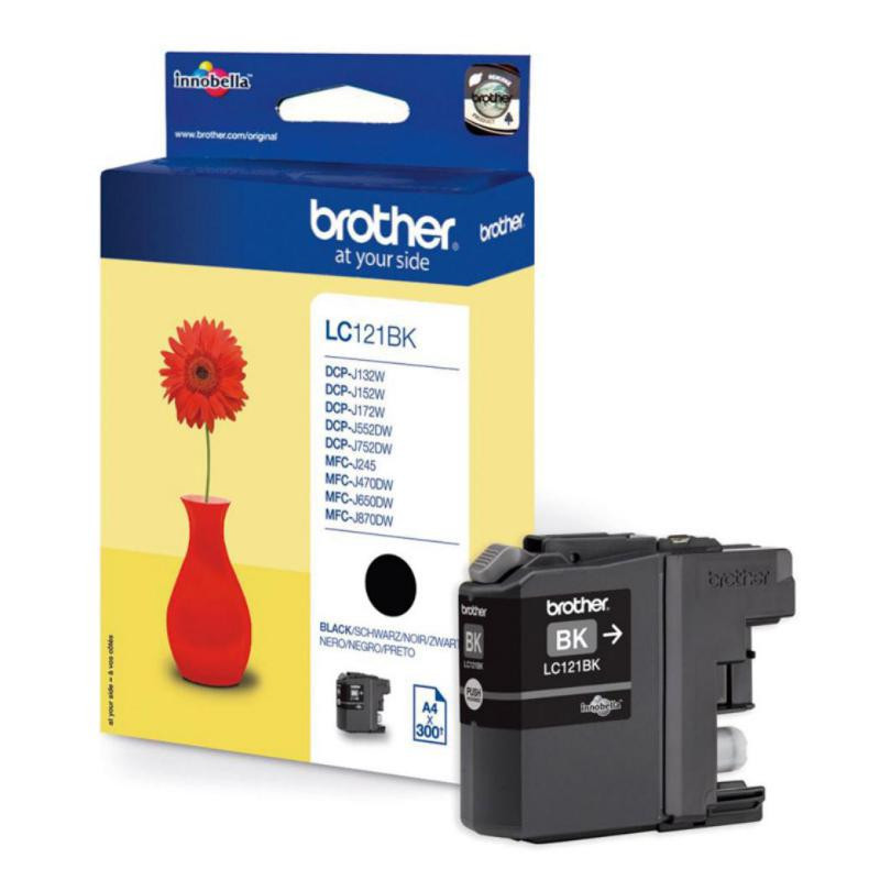 Cartucho de Tinta Brother LC121BK Negro