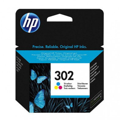 Cartucho de Tinta HP 302 F6U65AE Color