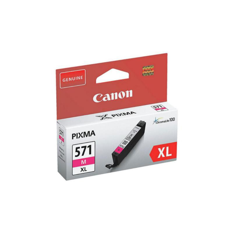 Cartucho de Tinta Canon CLI-571MXL 0333C001AA Magenta