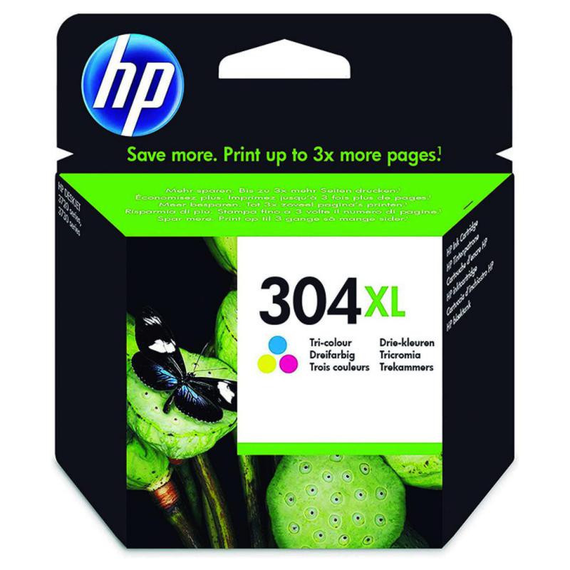 Cartucho de Tinta HP 304 XL N9K07AE Color