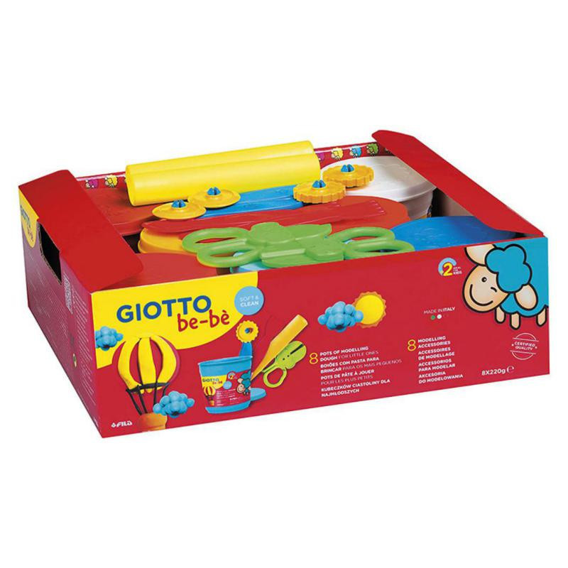 Pasta Jugar Giotto Be-bÃ© Pack Escolar 8 botes