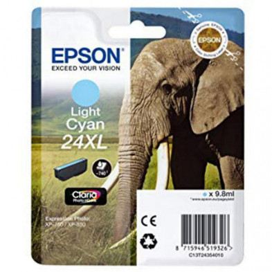 Cartucho de Tinta Epson T2435 Cian Claro