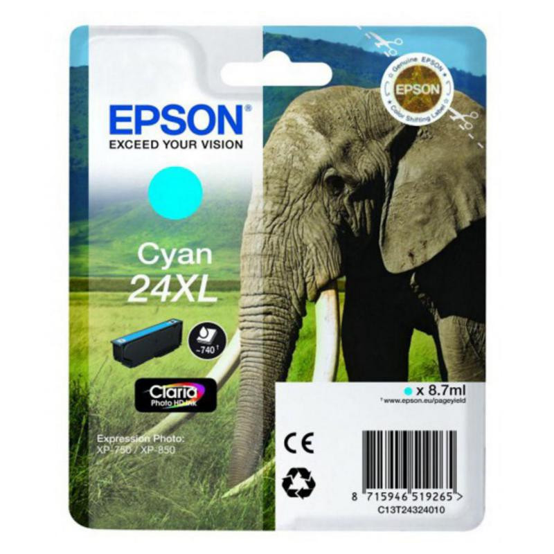 Cartucho de Tinta Epson T2432 Cian