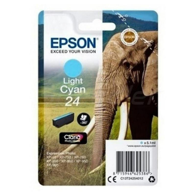 Cartucho de Tinta Epson T2425 Cian Claro