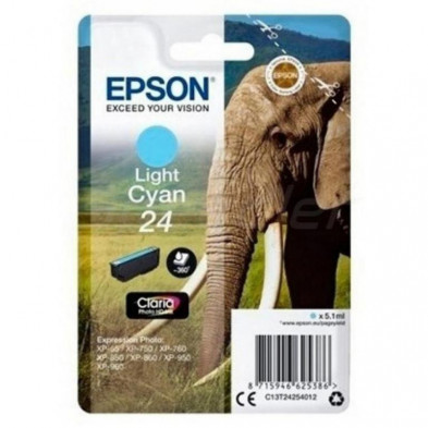 Cartucho de Tinta Epson T2425 Cian Claro