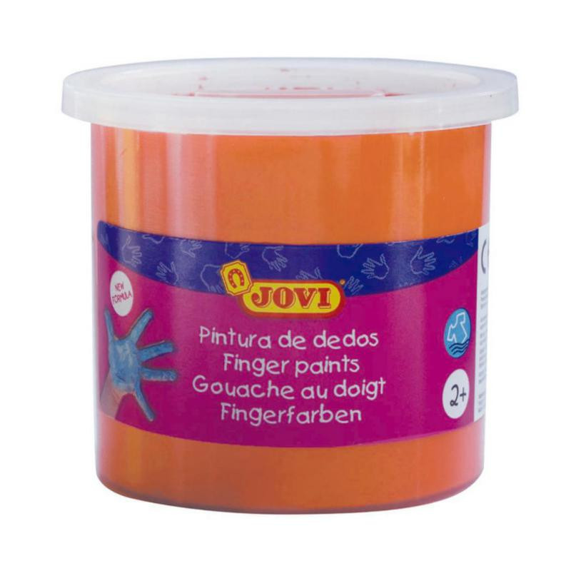 Pintura Dedos Jovi 125ml. Naranja